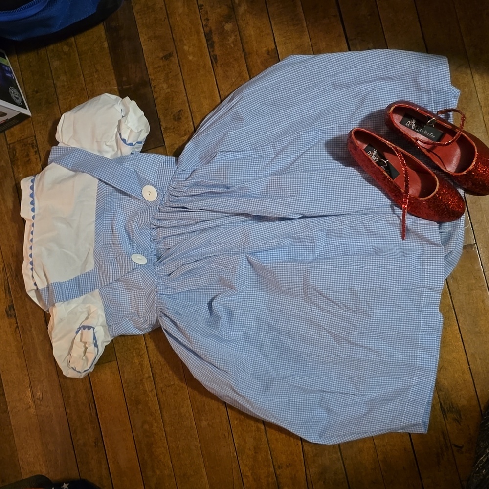 Dorothy costume with shoes